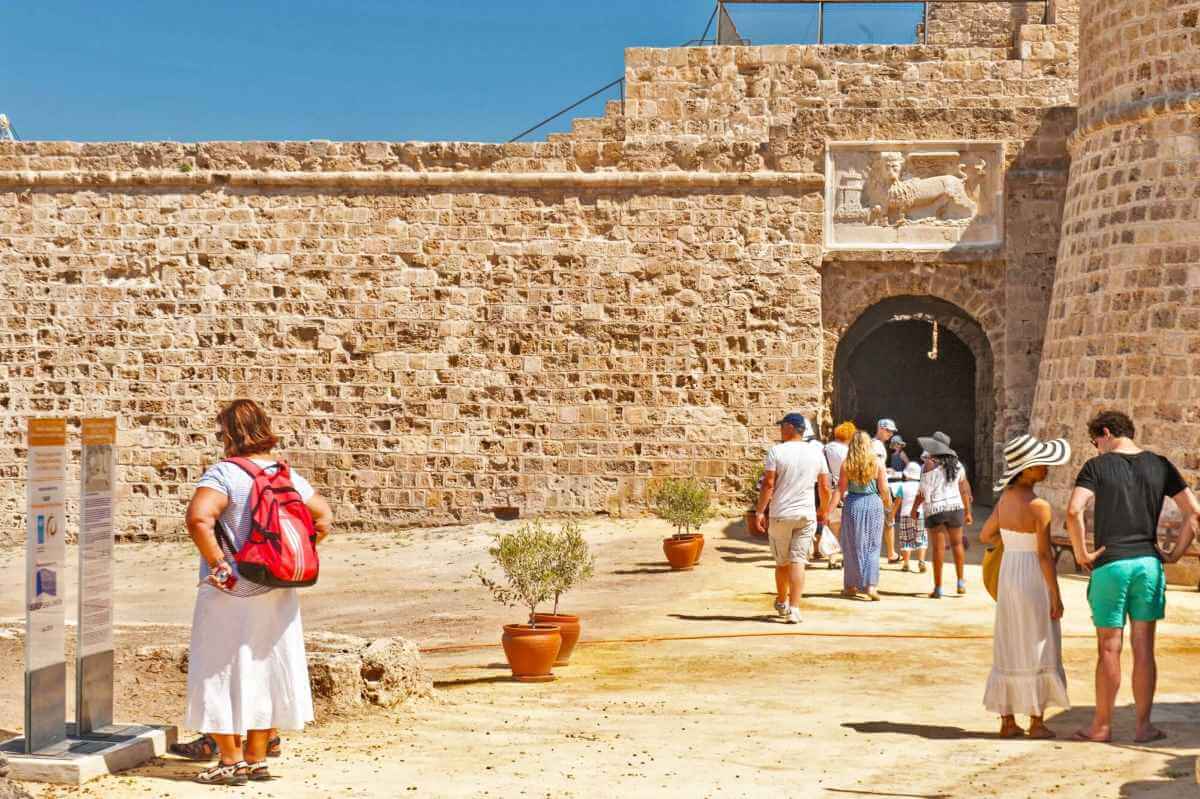 The Othello's Tower in Famagusta, North Cyprus