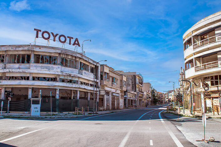 Ghost Town Varosha in Famagusta