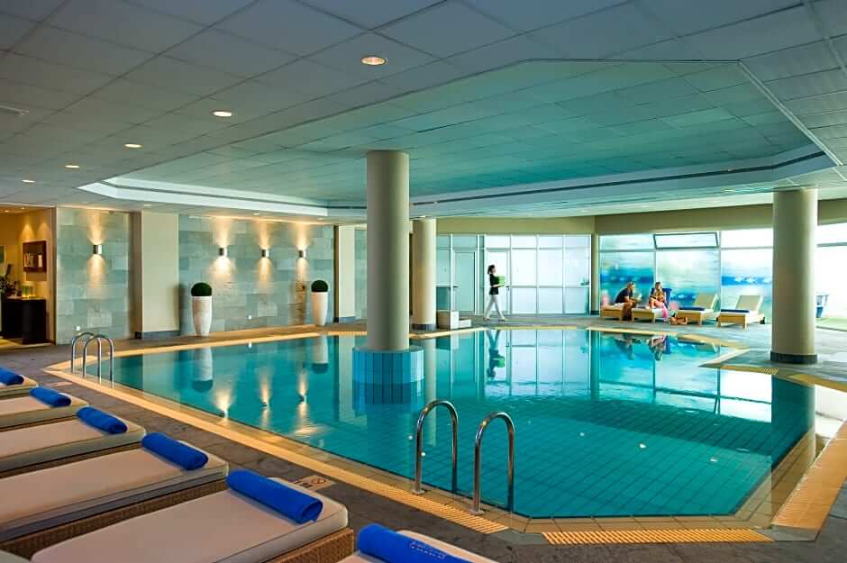 mediterranean beach hotel indoor pool 