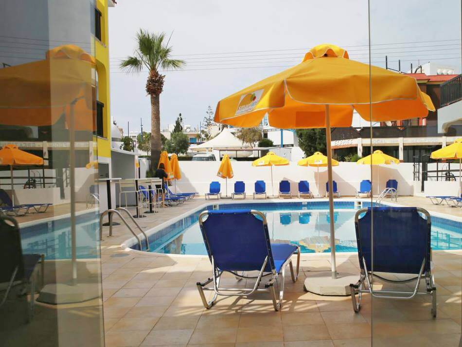 cleopatra annex ayia napa outdoor pool 