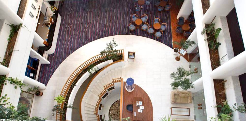 iliada beach protaras lobby area