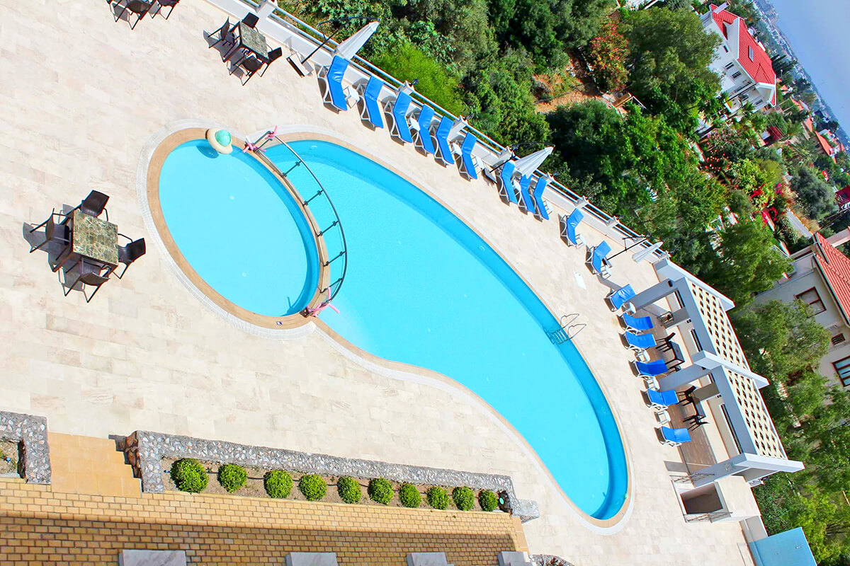 Soak up the sun by the pool