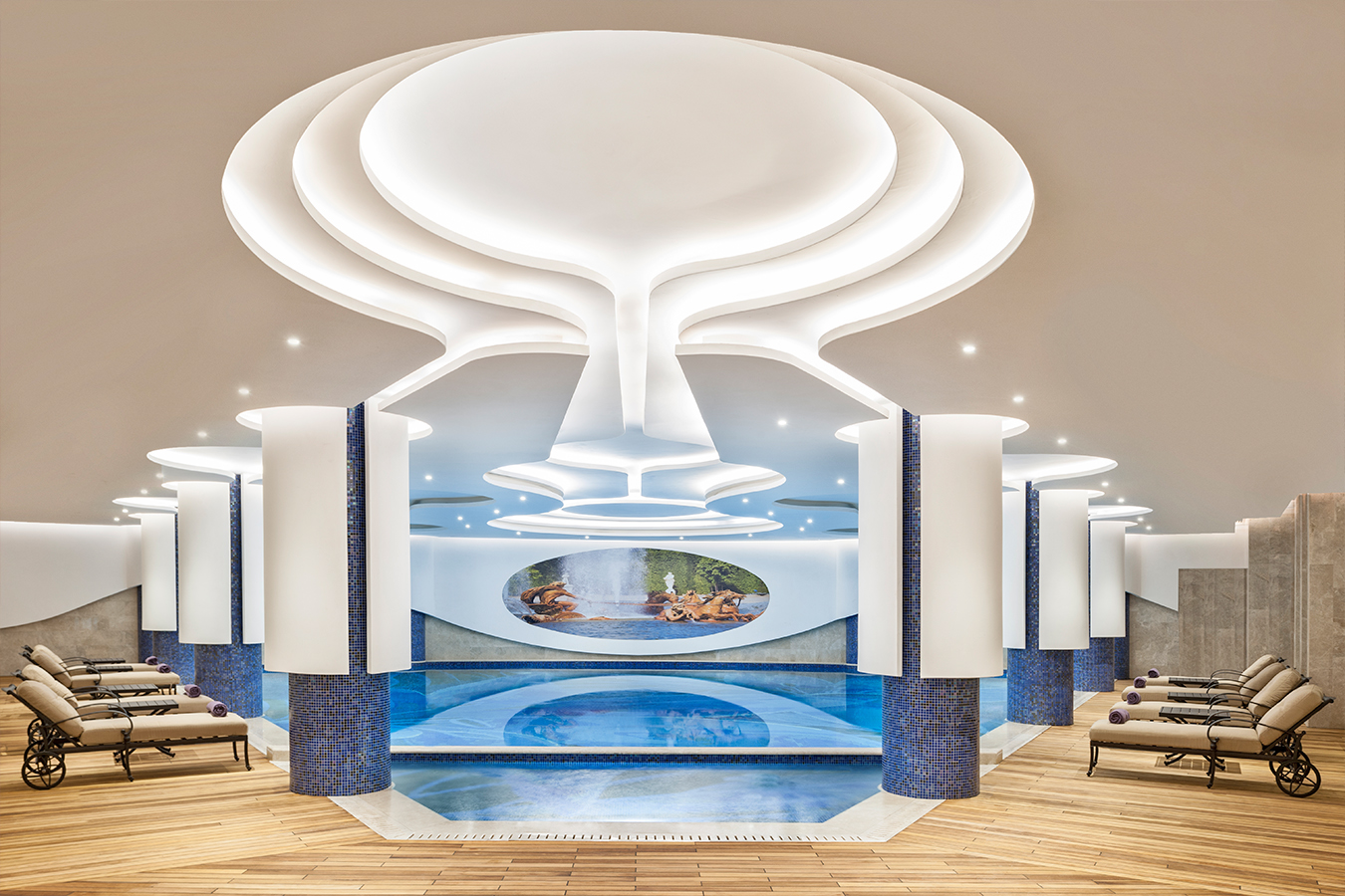 Kaya Palazzo's spa exuding a regal atmosphere