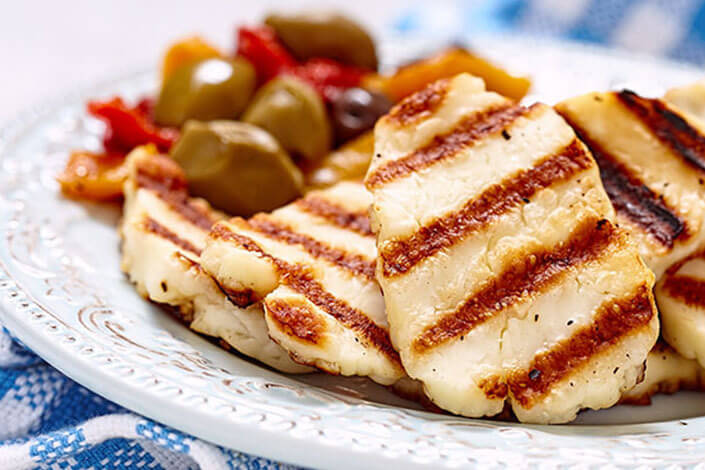 Grilled Halloumi From Cyprus