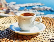 turkish coffee and sunny weather in cyprus
