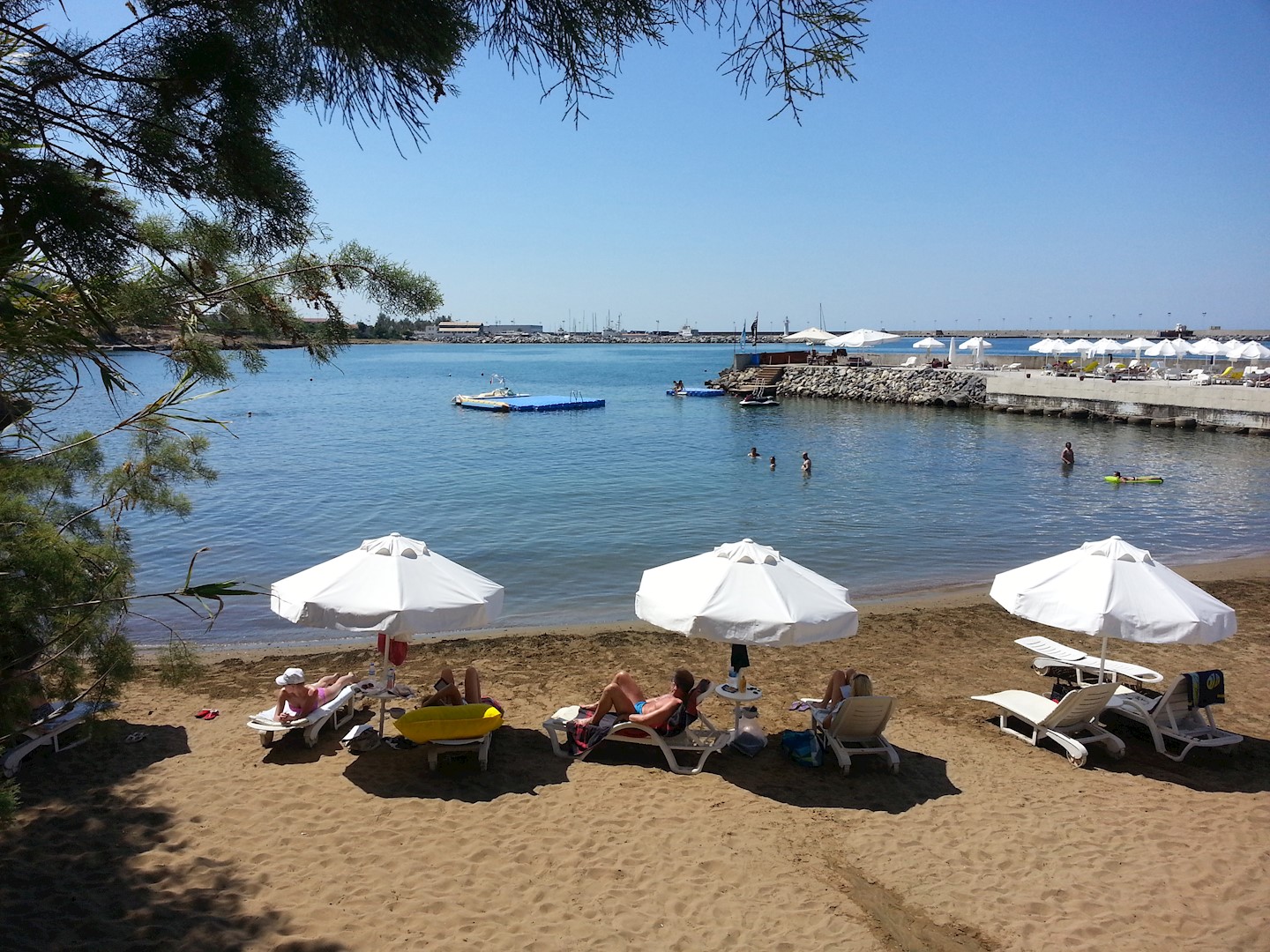 Dive off a jetty