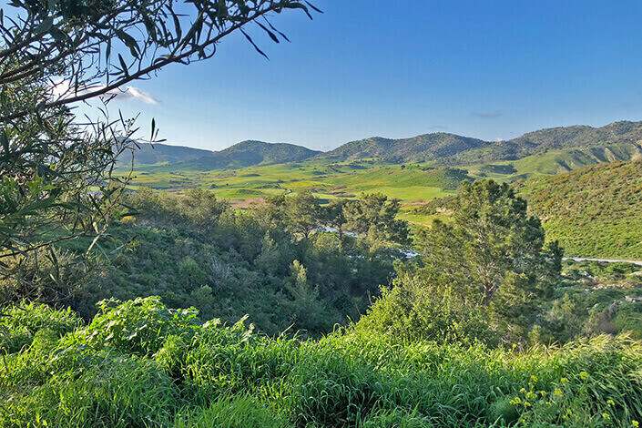 Panoramic View of Kyrenia Mountain Range