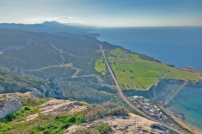 The Green Spring Landscape in North Cyprus