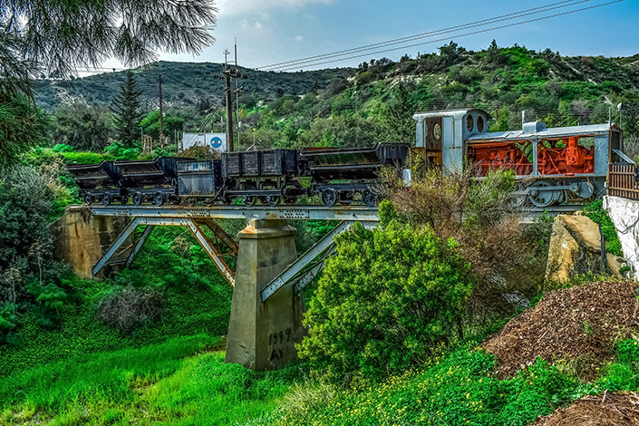 The Cyprus Railway was used for Freight Transportation