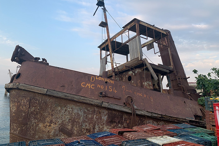 The Old CMC Mining Tug at Denizli