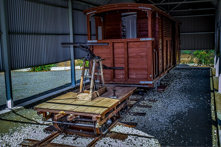 Wagons at The Cyprus Railway Museum