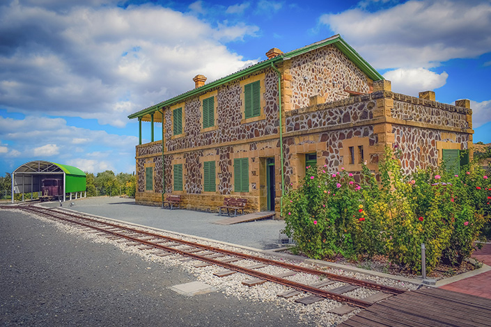 The Cyprus Railway Museum at Evrychou, South Cyprus