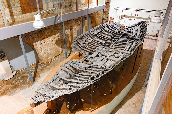 Ancient Shipwreck in Kyrenia Castle