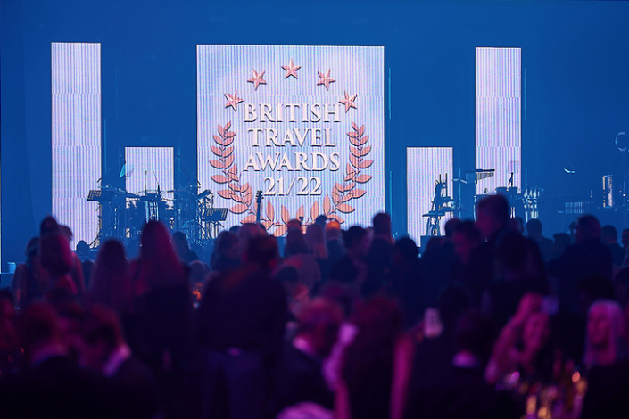 British Travel Award Ceremony, London's Battersea Evolution Centre, 2022