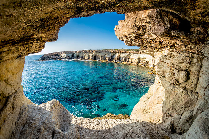 Sea Caves, Aiya Napa, Cyprus