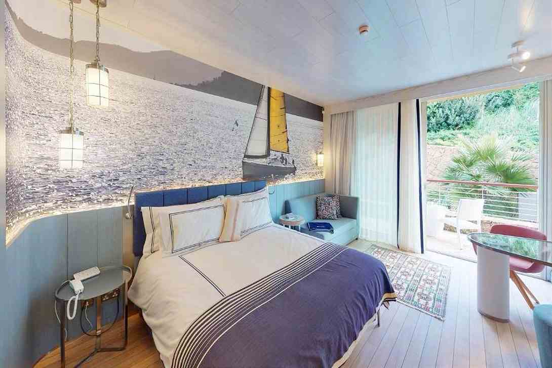 cabin with garden bedroom karpaz hotel