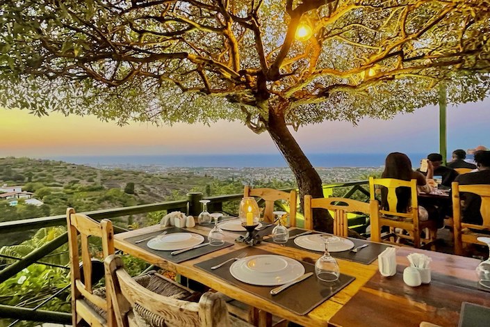 Fine dining with beautiful views, Bellapais
