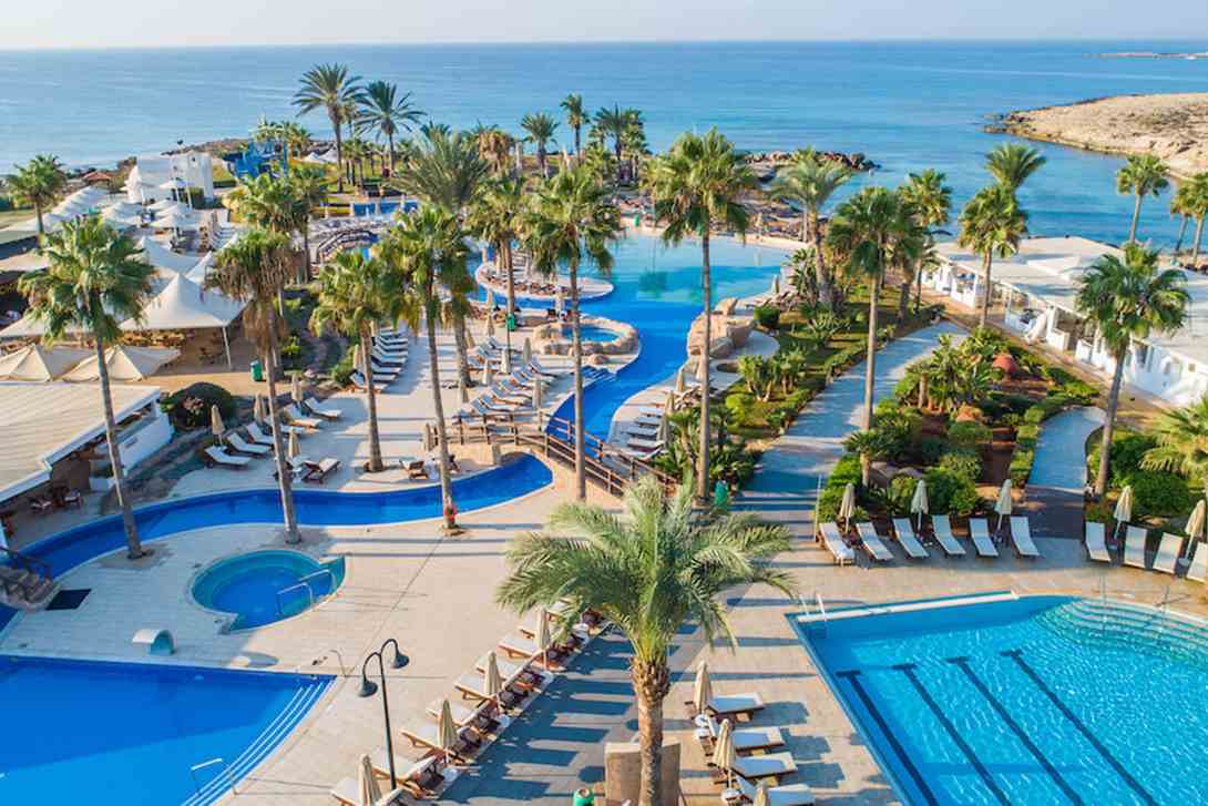6 adams beach outdoor pool cyprus