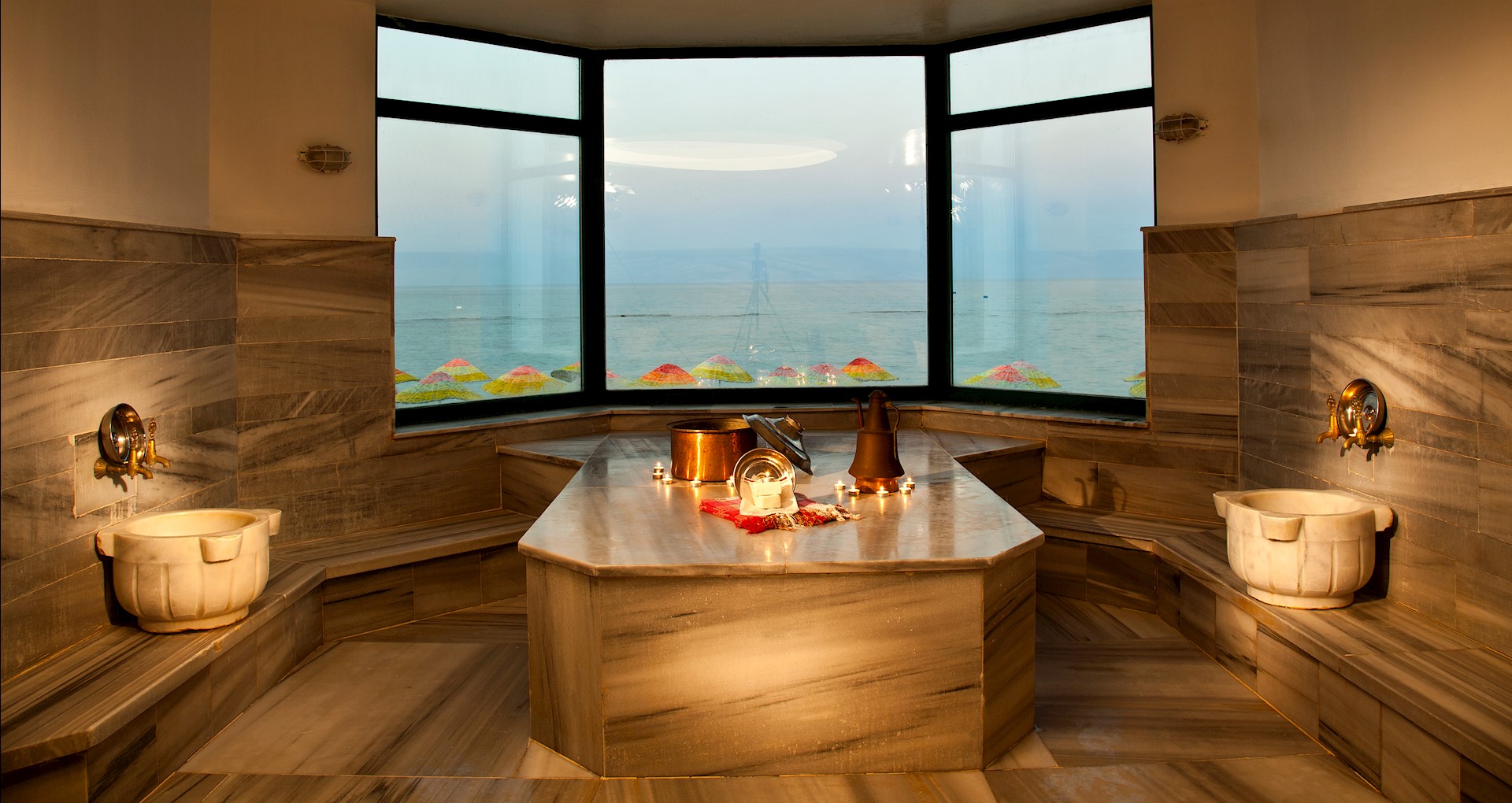 A Sea View Sauna!