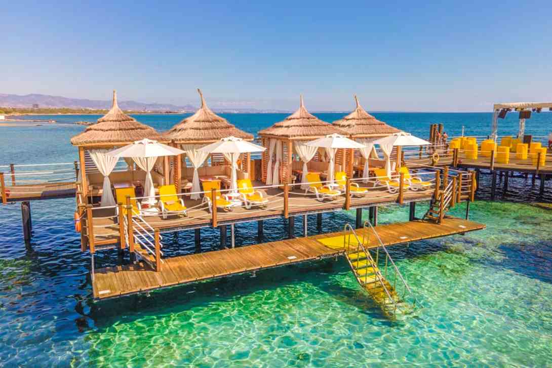 salamis bay resort beach cabanas