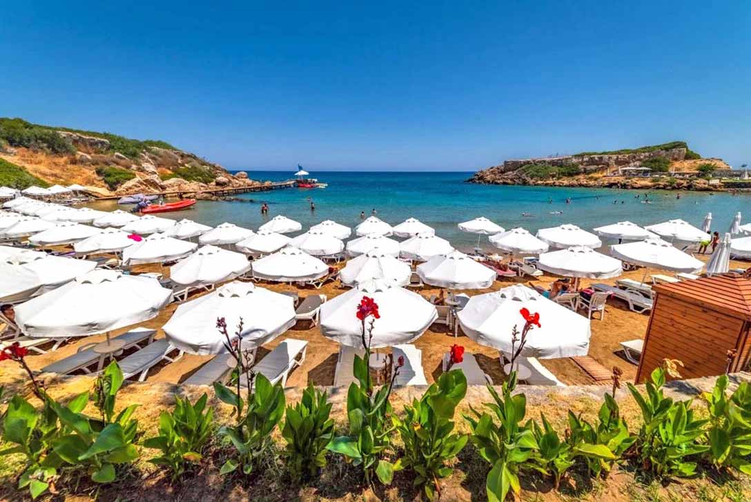 Denizkizi beach area kyrenia