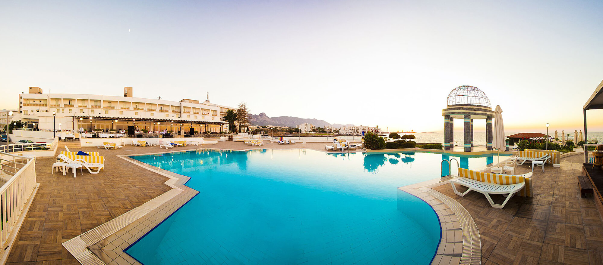 Soak in a sea water pool!
