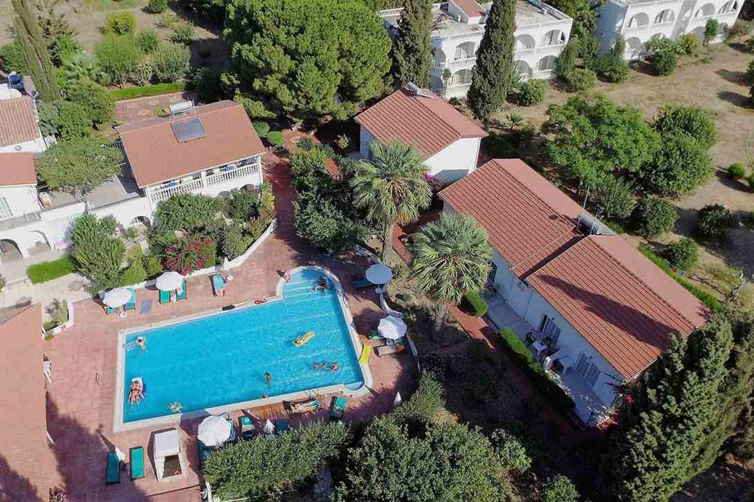 villa club pool area north cyprus