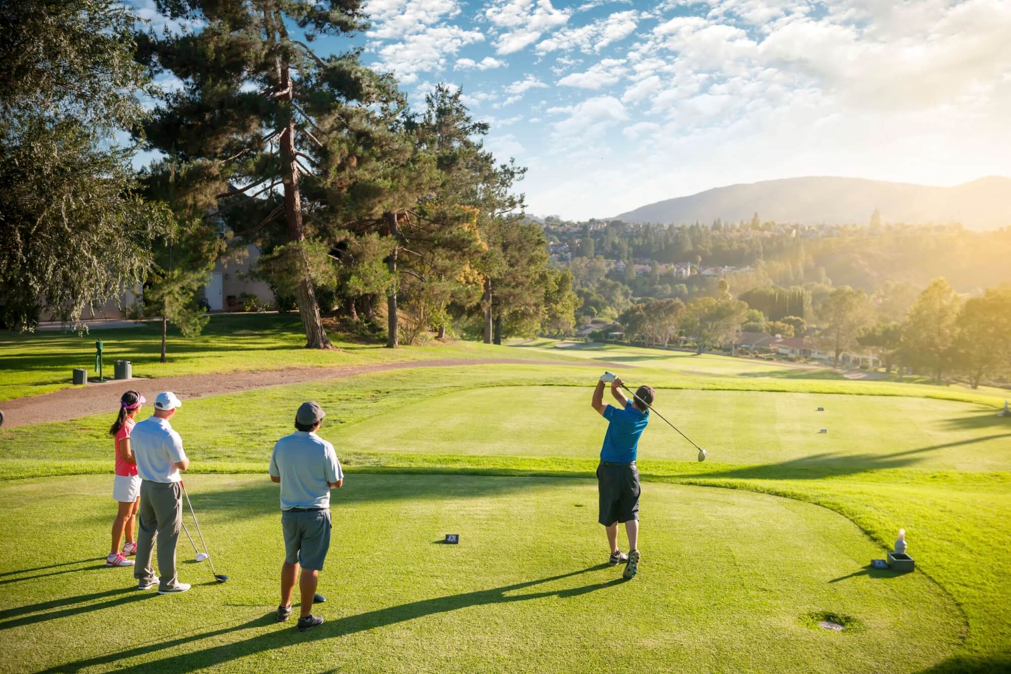 Compete with your friends on the 18 hole championship golf course.