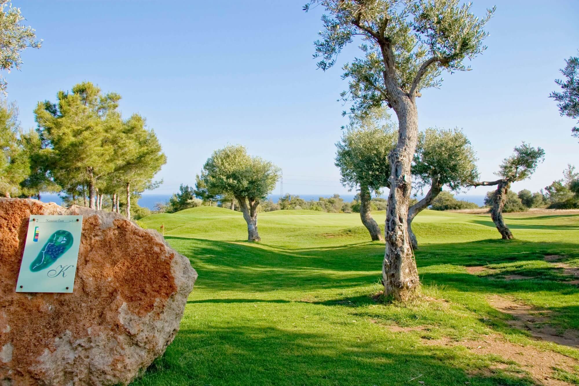 Enjoy a game of golf surrounded by luscious gardens...