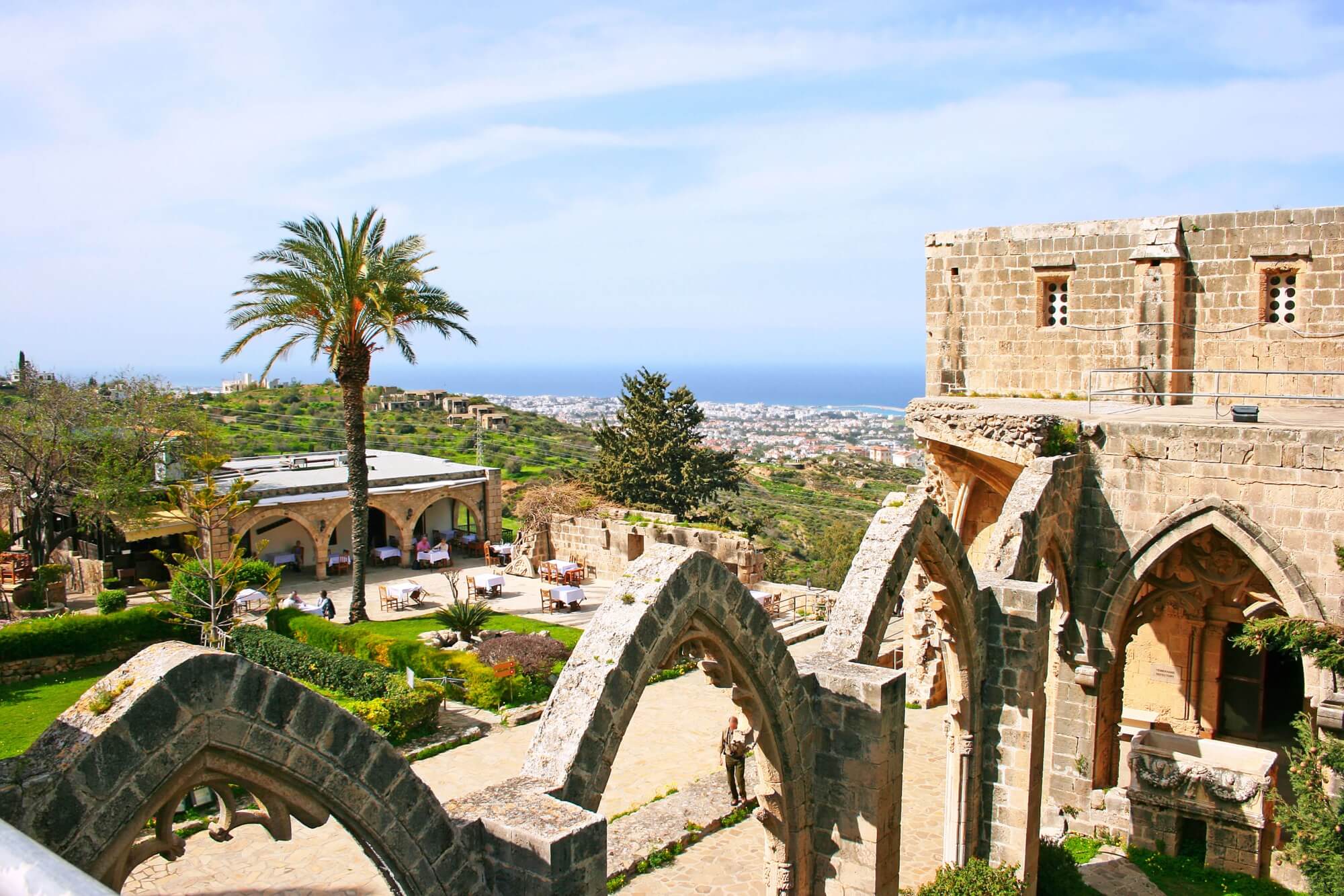 The Bellapais Abbey's unforgettable setting