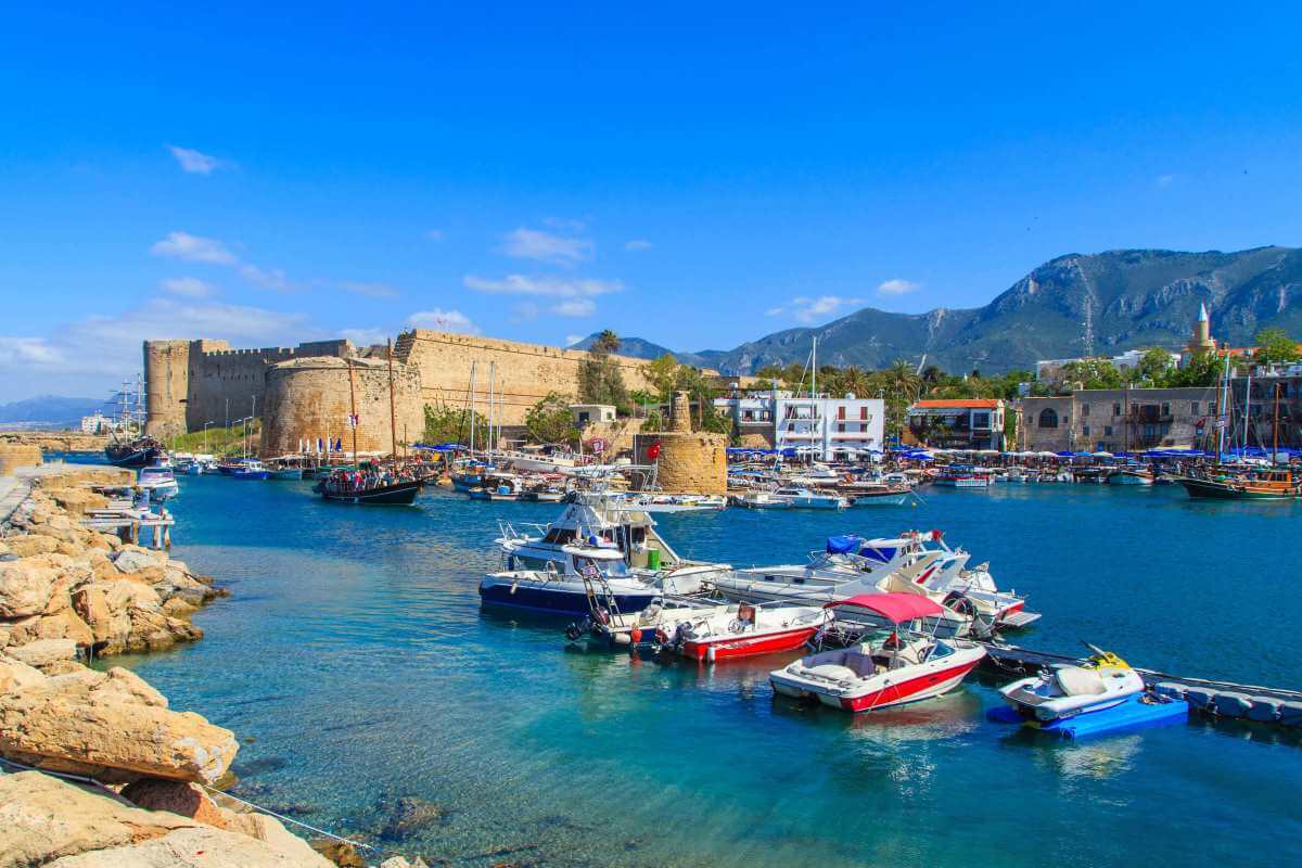 The castle stands guard over the harbour