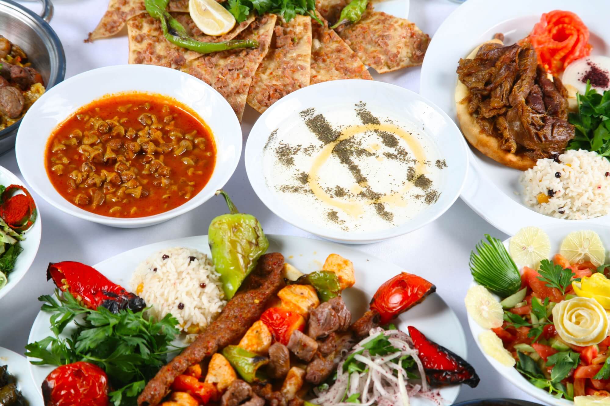 Give the Turkish mezes a try, you won't regret it