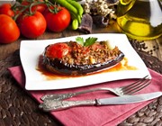 turkish traditional aubergine eggplant meal