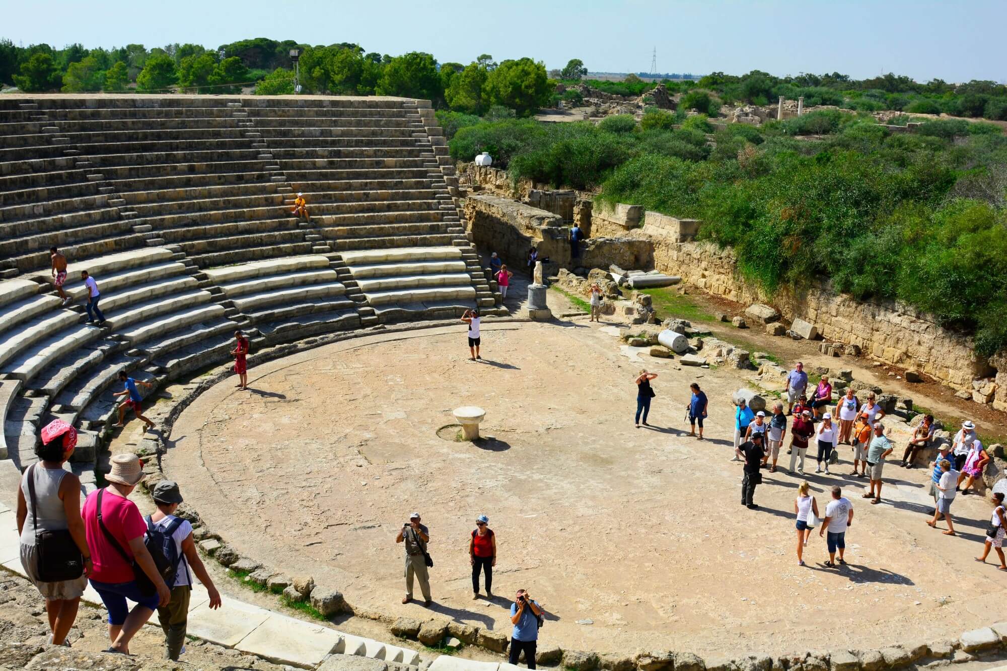 Take a guided tour to the Salamis Ruins