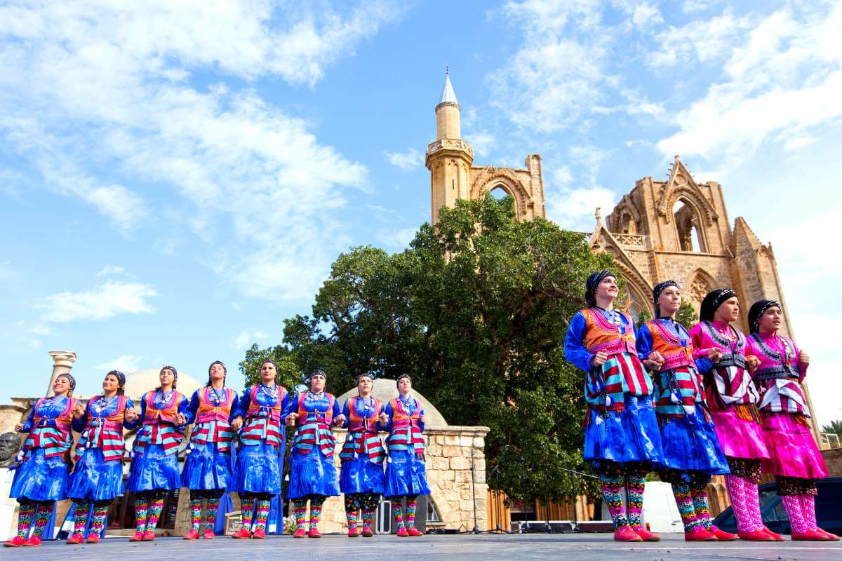Folklore dancers for all to enjoy spectacular scene