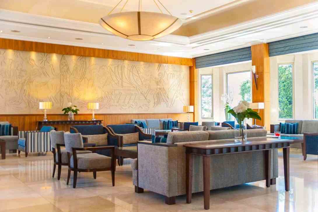 ajax hotel lobby area