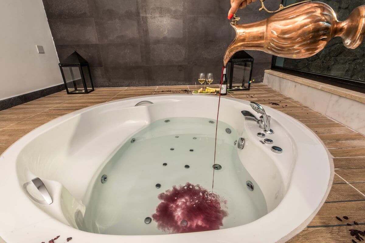 Wine bath & range of treatments