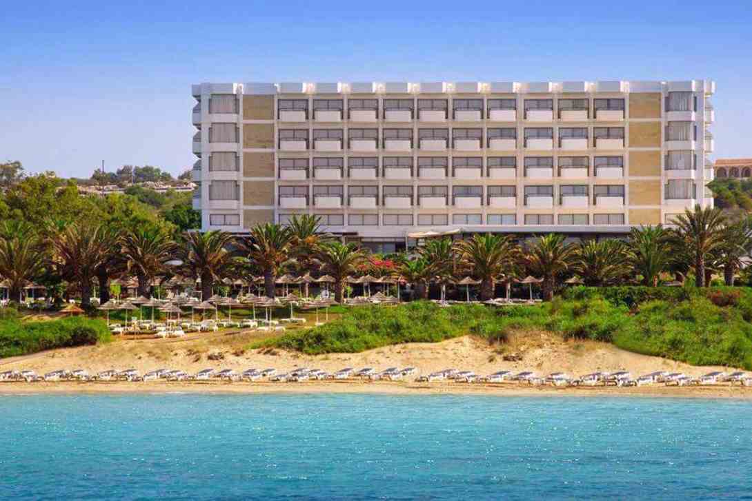 alion beach hotel from sea.