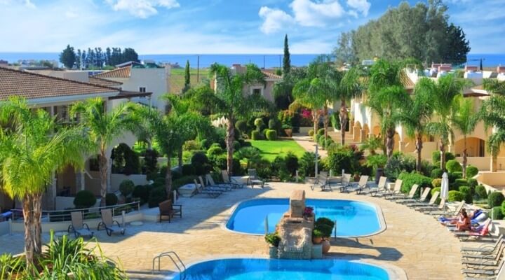 aphrodite sands resort garden sea view