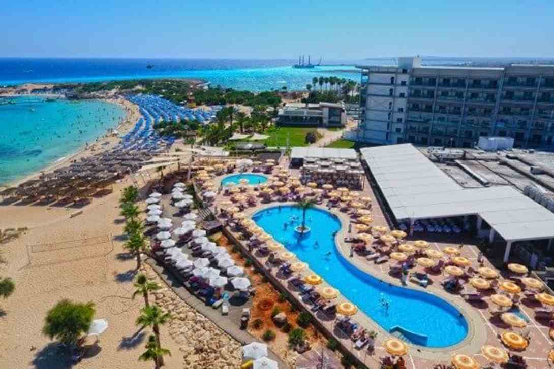 asterias hotel pools and sea views