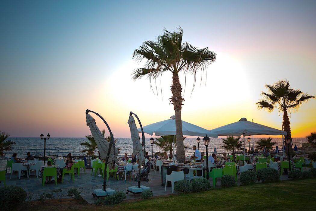 kefalos beach sunset view