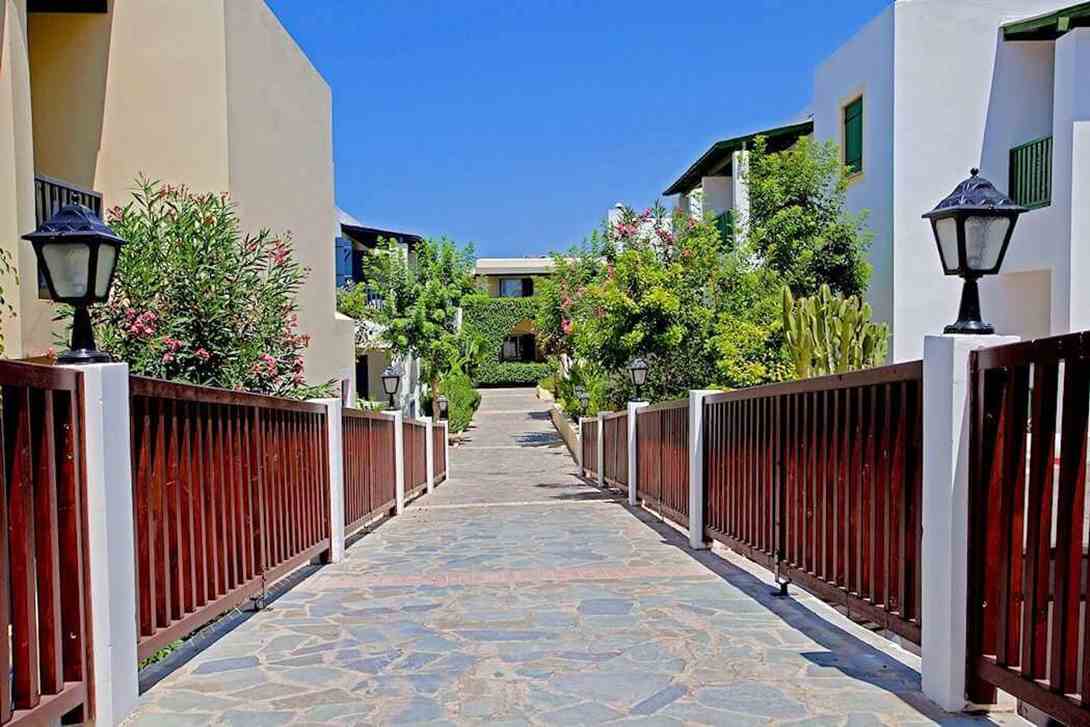 kefalos beach village walkway