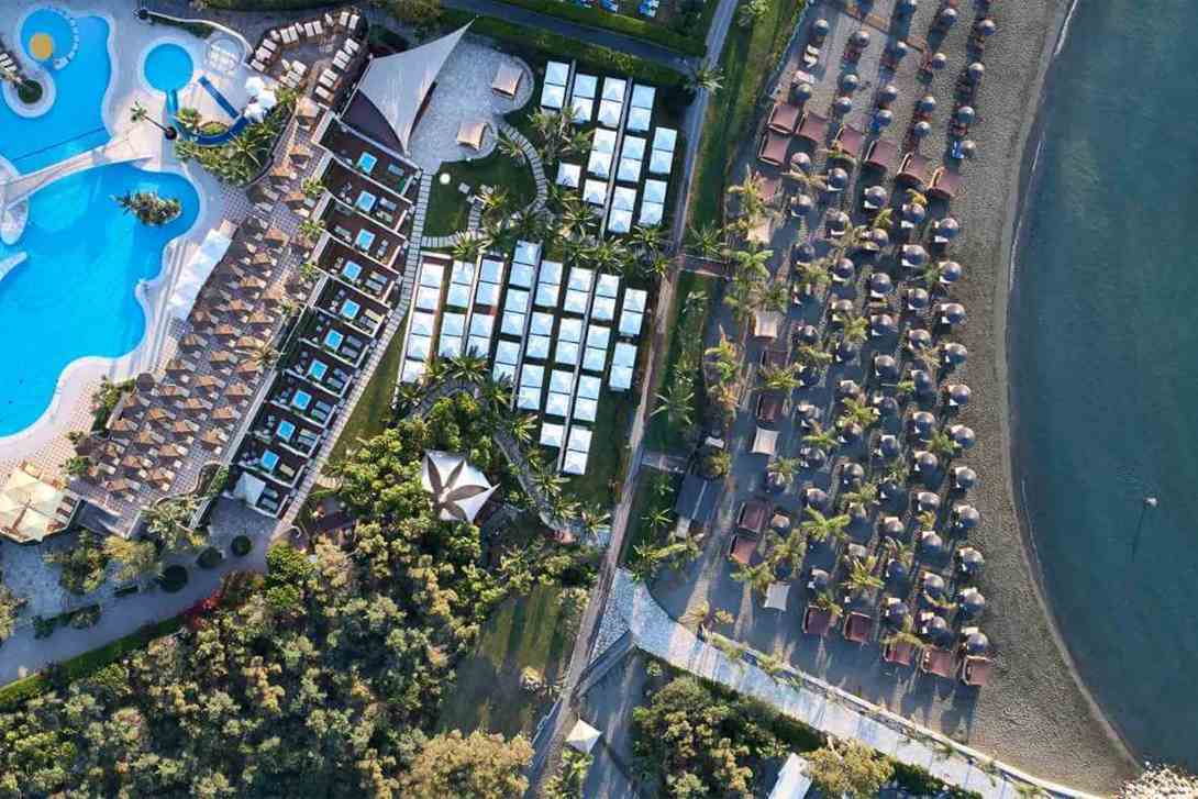 four seasons hotel aerial view